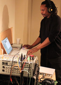 Errol Francis recording for Tribal Spirit Music